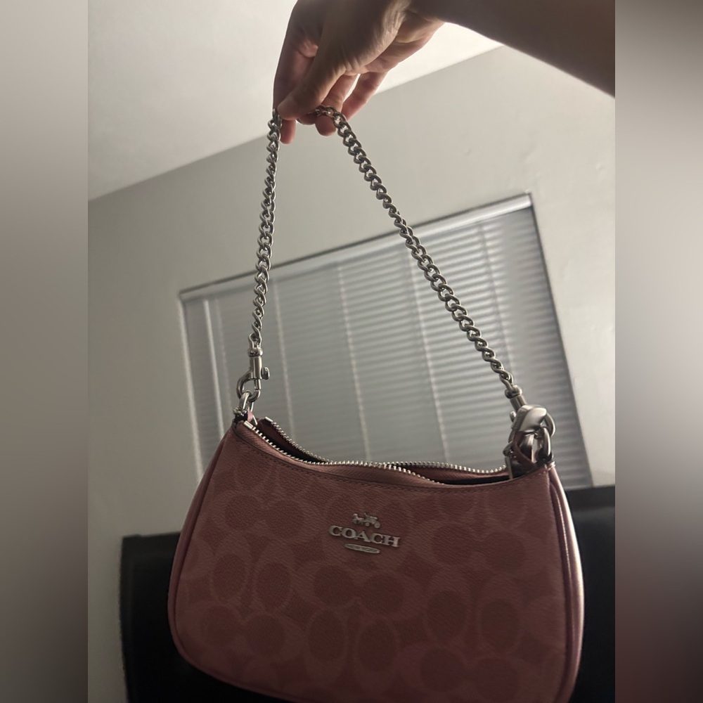 Coach dusty pink Teri mini crossbody